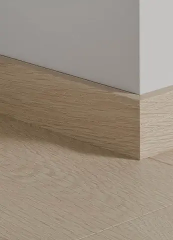 Fodpanel til laminatgulv - Linen Grey Oak, INGEN RETURRET!