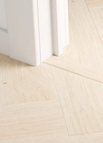 5-i-1 liste til laminatgulv - Ivory Oak, INGEN RETURRET!