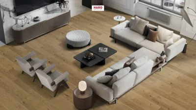 Haro plankegulv - Eg Natur børstet permaDur Top Connect