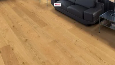 Haro plankegulv - Eg Natur børstet permaDur Top Connect