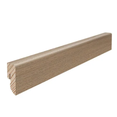 Fodpanel til trægulv, Kube Eg sandgrå 16x40 mm., Oliebehandlet