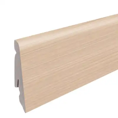 Fodpanel til laminatgulv, Ahorn, 19x58 mm.