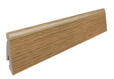 Fodpanel til laminatgulv, Eg Bari natur, 19x58 mm.