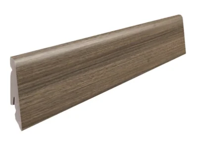 Fodpanel til laminatgulv, Valnød, 19x58 mm.