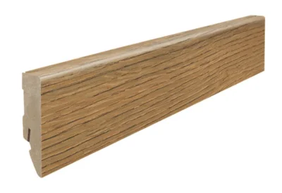 Fodpanel til laminatgulv, Eg Bari natur, 16x58 mm.