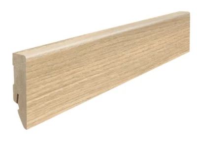 Fodpanel til laminatgulv, Eg Breda puro / kastanje Varese, 16x58 mm.