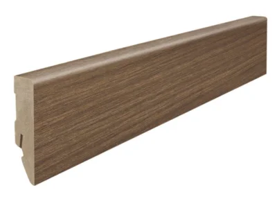 Fodpanel til laminatgulv, Walnut Vario, 16x58 mm.