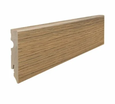 Fodpanel til laminatgulv, Eg Bari natur, 15x80 mm.
