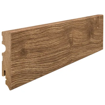 Fodpanel til laminatgulv, Eg Portland Natur, 15x80 mm.