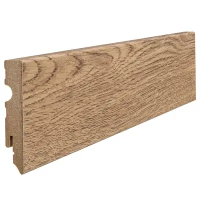 Fodpanel til laminatgulv, Eg Sicilia natur, 15x80 mm.