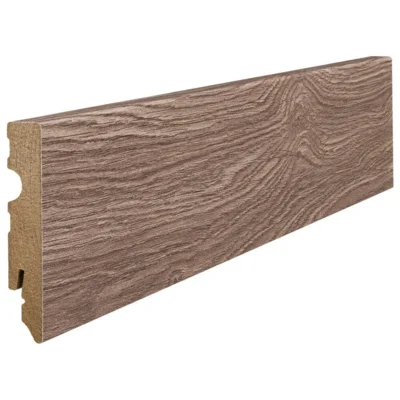 Fodpanel til laminatgulv, Eg Veneto Crema, 15x80 mm.