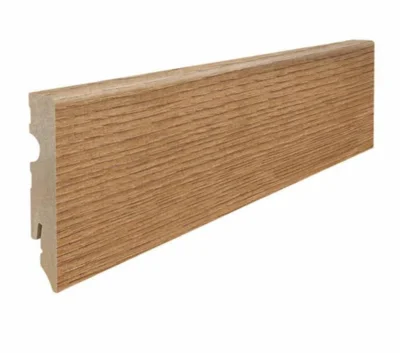 Fodpanel til laminatgulv, Eg Veneto natur/eg Calla natur, 15x80 mm. 