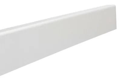 Fodpanel til trægulv/DISANO, Hvid 19x58 mm. Mat strong folieret