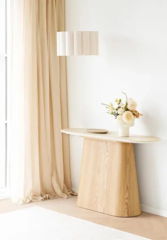 Larvik Konsol, granit/askefiner, natur/off white - UDSOLGT TIL UGE 37