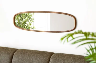 Luxon Spejl, trælook i størrelse 40x150 cm.