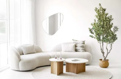 Amol Loungesofa, Sandfarvet med puder