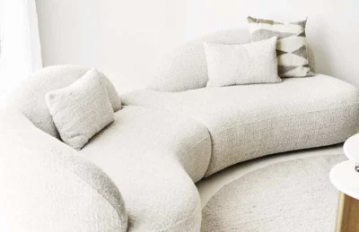 Amol Loungesofa, Sandfarvet med puder
