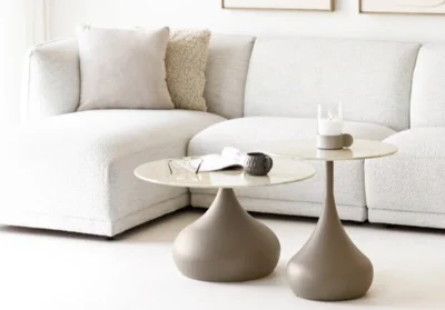 Noor Loungesofa, Off-white og venstrevendt