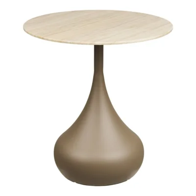 Pienza Hjørnebord, metal og hærdet glas