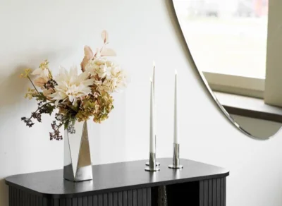 Vase, rustfri stål