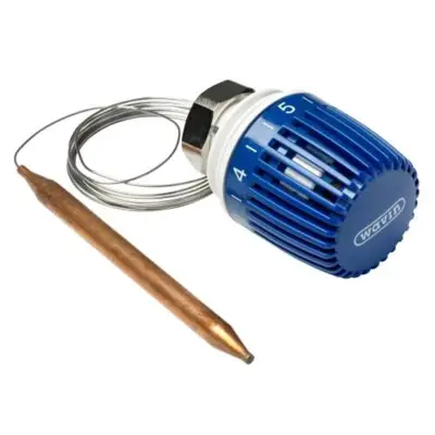 Wavin kapillarrørstermostat 20–70 °C – lang føler