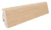 Fodpanel til trægulv, 19 x 58 mm. mat lak