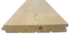 Solid Pitch Pine plank floor 33x220 mm.