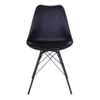 Oslo black Dining table chair