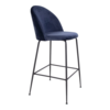 Lausanne Bar chair in blue velor