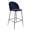 Lausanne Bar chair in blue velor