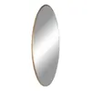 Jersey Mirror brass look Ø 100 cm.