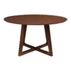 Hellerup round walnut Dining table