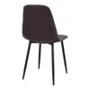 Stockholm dark gray velvet Dining table chair - REMAINDER SALE