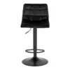 Middelfart black bar stool