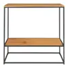 Vita Console table with shelves in oak look
