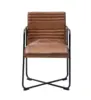 Melissa chair, Mocca colored leather