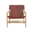 Charleston Lounge chair, Mocca leather
