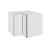 Multi-Living base cabinet - Corner cabinet with hinged door and 3/4 carousel