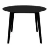 Vojens Round dining table in black