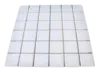 FD Basic hvid mat mosaik gulv/væg flise 47x47 mm.