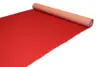 Red exhibition carpet with grooves and foam backing - PROMOTION - REST 240X200 CM