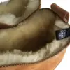 Soft slippers in rulam with rubber sole