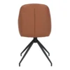 Monte Carlo Spisebordsstol i brun med drejefod - UDSOLGT TIL UGE 22.
