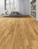 Haro 3-strip parquet floor - Oak light white Favorite brushed pD