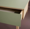 Bordlinoleum - Forbo Furniture Desktop Olive - REST 215X183 CM.