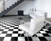 Inspire Modena checkerboard vinyl flooring