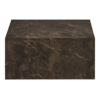 Prague Sofabord, brunt marmor look