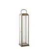 Herslev Lanterne i antik messing look - 49 cm høj