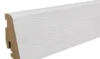 Fodpanel til laminatgulv, Eg Emilia hvid, 19x58 mm.