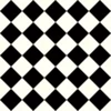 Artifact Vinylgulv - York Harlequin sort/hvid - REST 350X400 CM.